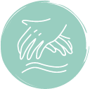 Icon für manuelle Lymphdrainage – sanfte Entstauungstherapie